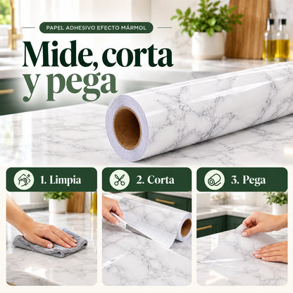 Papel Adhesivo Mármol (10 Metros)
