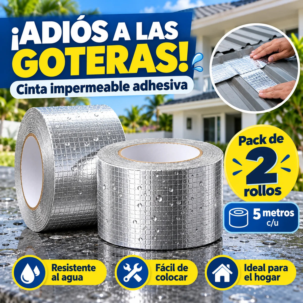 Drodix® — Cinta Impermeable Adhesiva