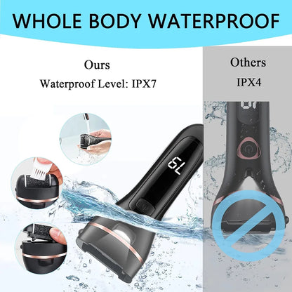 Callus Remover for Feet Electric Foot File, 13-in-1 Professional Pedicure Tools Foot Care Kit, Foot Scrubber Pedi for Hard Cracked Dry Dead Skin, 3 Rollers, 2 Speed, Battery Display 